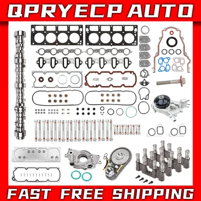 For 2007-2013 Chevy GMC 5.3L NON-AFM DOD Kit CAM GASKETS BOLTS LIFTERS + MORE Foto 1 de 4