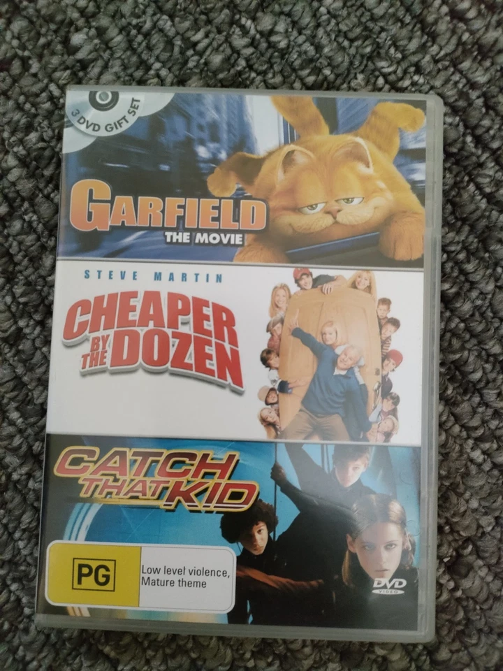 Garfield/Cheaper By The Dozen/Catch That Kid (DVD 3-Disc) - image 1 of 1