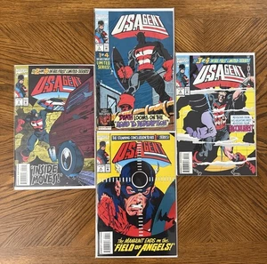 U.S. Agent #1 2 3 4 (Komplettes 4 Buch Mini Serie Set - Marvel 1993) - Bild 1 von 5