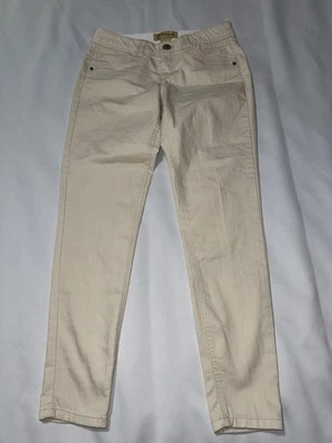 Democracy Jeans Ab Technology size 6  Tummy Control Cream Cropped Ankle Stretch - Image 1 of 4