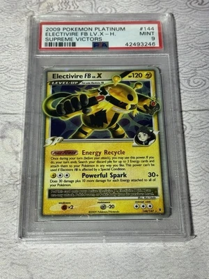 2009 Pokemon Electivire FB LV.X Holo #144 PSA 9 Platinum Supreme Victors - Image 1 of 2