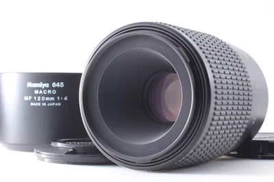 【 MINT++ w/ Hood 】 Mamiya 645 Macro MF 120mm f/4 Lens For AF AFD II III JAPAN - Image 1 of 4