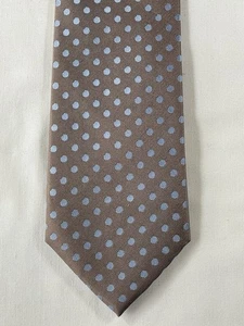 Corbata de seda Feraud Gianni Feraud - bronce iridiscente/puntos azul claro - Imagen 1 de 4