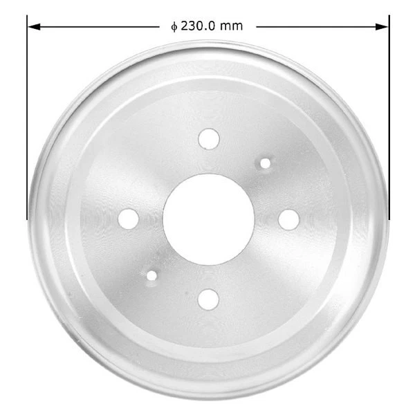 For Chevy Aveo 2005-2014 Bendix PDR0829 Global Premium Rear Brake Drum Foto 1 de 1