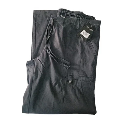 Nuevo con etiquetas Pantalón Médico Cherokee Mujer Tiro Bajo Cordón Carga 24001P Pequeño Peltre  Foto 1 de 4