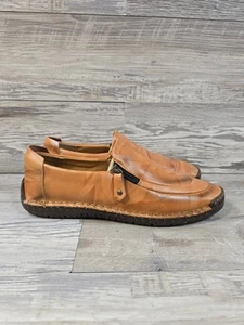 Men's Casual Leather Shoes Loafers Comfortable Shoes Slip On Size 12 NEW W/O Box - Picture 1 of 13