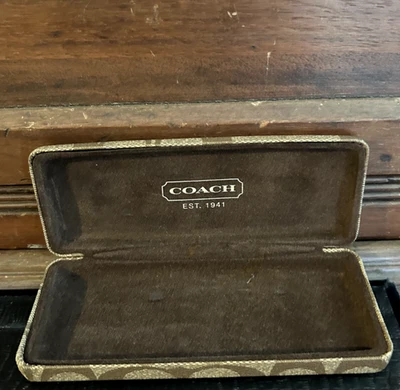 Óculos de sol Coach Signature estojo rígido óculos 6 x 2,5 - Imagem 1 de 4