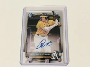 Shotaro Morii 2025 Bowman Chrome 1st Bowman Auto Athletics - Picture 1 of 2