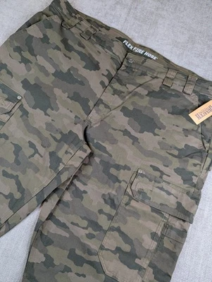 Nuevo con etiquetas Pantalones Duluth Trading Hombres 48x30 Flexibles Manguera contra Incendios Calce Relajado Camuflaje Carga Utilidad Foto 1 de 4