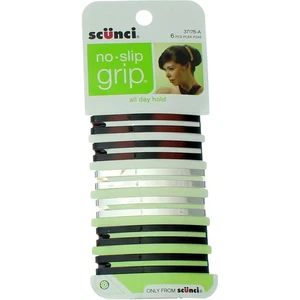 Scunci No Slip Grip All Day Hold No Slip Grip Haarspangen, Mehrfarbig, 6 Ct - Bild 1 von 2