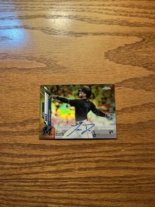 Topps 2020 cromo autógrafo de novato #ra-id Isan Diaz-"oro refractor" SP 2/50 - Imagen 1 de 4