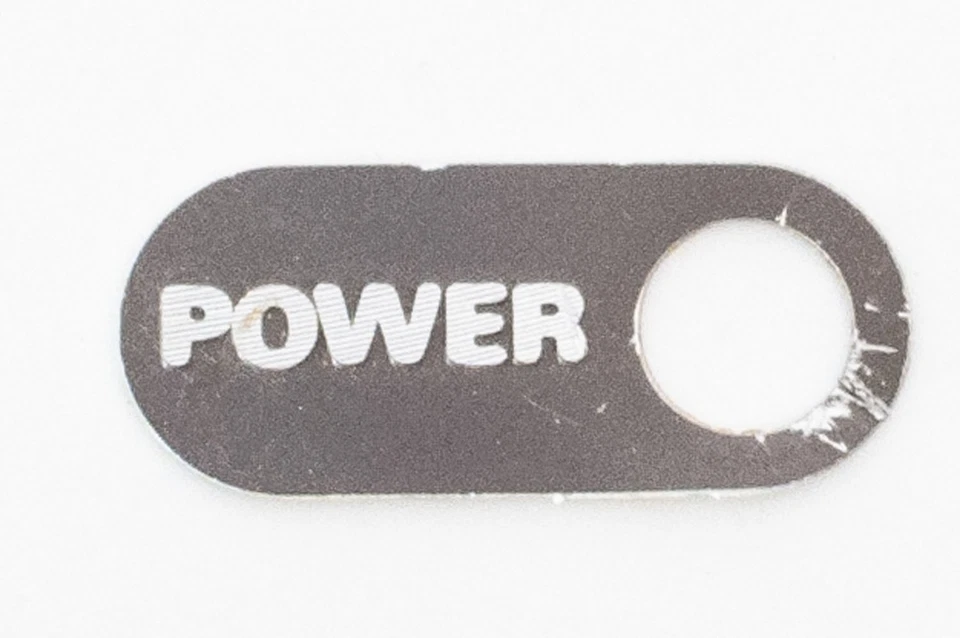 vintage Commodore 64 POWER case badge - Bild 1 von 1