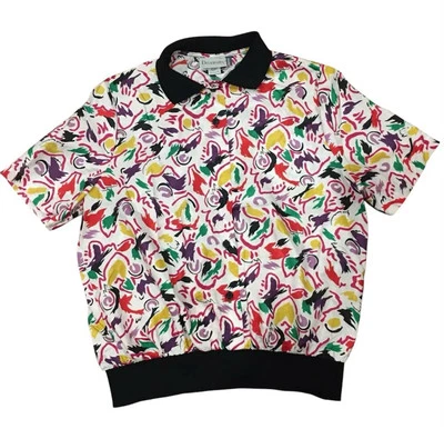 Camisa Floral Diversidad 10P Geométrica Artística Años 90’s 80’s Colorida Abstracta Artística Foto 1 de 4
