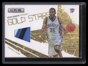 Parche 28/50 Kevin Durant 2009-10 Rookies and Stars Gold Stars Materials Prime 6 - Imagen 1 de 2