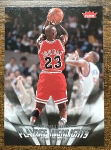 2007-08 Fleer MICHAEL JORDAN #PH22 Playoff Highlights Chicago Bulls - Picture 1 of 2