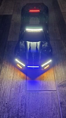 LED Lights for 1:10 scale Traxxas E-revo 4X4 VXL, Losi, Redcat, HPI, ARRMA,craw - Image 1 of 4