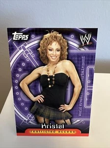 KRISTAL 2006 TOPPS WWE RESTRICTED ACCESS CARD #60 - Picture 1 of 2
