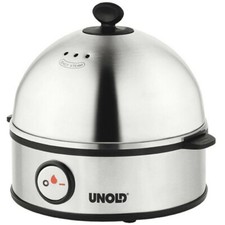 UNOLD Edel 360W Eierkocher für bis zu 7 Eiern - Edelstahl/Schwarz