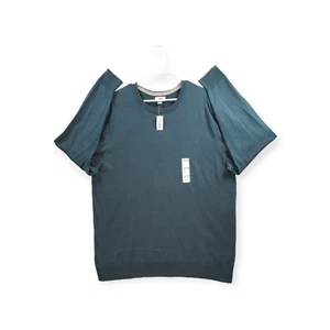 NWT Old Navy Men's Round Neck Pullover Sweater Size XXL Green - Picture 1 of 10