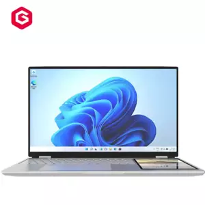 Aluminum Gold Hybrid (2-in-1) Laptop with Tablet computer.  - Picture 1 of 3