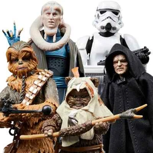 STAR WARS Black Series WAVE 2 (set di 5) action figure ROTJ 40° anniversario 6" - Foto 1 di 6