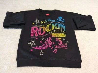 Sudadera Hanes Juvenil Talla M Gráfica Rockabilly Manga Larga Nueva Foto 1 de 4