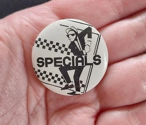RARE Vintage The Specials Punk 2 Tone Ska Rock Band Pin Button Badge Pinback - Picture 1 of 7