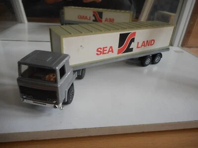 Playart Scania 141 + Remorque Container "Sea Land" en Gris - Photo 1/2