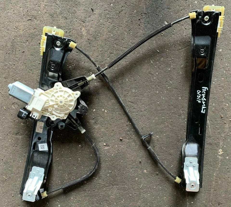 Ford Focus MK3 regulador de ventana asidero conductor delantero derecho 6 pines 2011 - 2015 - Imagen 1 de 1