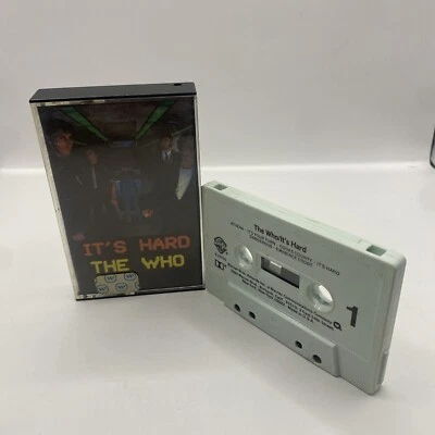 IT'S HARD THE WHO Cassette Tape Rock Music Audio MCA USA IMPORT RARE - Image 1 of 4