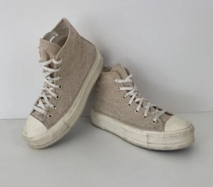 Converse Chuck Taylor All Star Lace Farro Pale Pink Größe 5,5 UK Damen A01773C - Bild 1 von 17