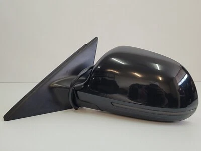 Audi A4 B8 LH Left Passenger Side Door Mirror Black 6 Wire 08 - 09 - image 1 of 4