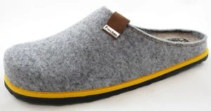 Fischer Markenschuhe Herren Clogs Pantolette Pantoffel Hausschuhe Grau - Picture 1 of 1