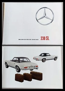 Mercedes-Benz 230 SL 1965 Automobil Prospekt, Auto Oldtimer - Bild 1 von 12