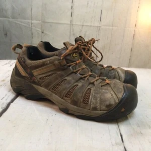 Scarpe da trekking KEEN Steel Toe Utility da uomo taglia 12 ASTM F2413-11 marrone scuro - Foto 1 di 7