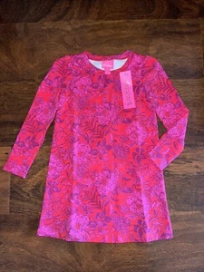 Lilly Pulitzer Girl SMALL 4-5 Secret Hideaway MINI JANSEN DRESS Puff Sleeves NWT - Picture 1 of 3