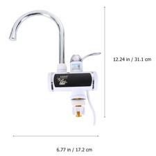  Digital Display Water Tap Kitchen Sink Basin Faucet Tap Hot Cold Dual-purpose