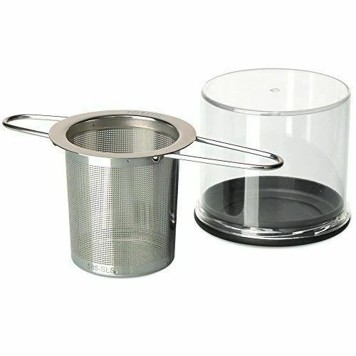 FORLIFE Stainless Folding Handle Tea Infuser With Carrying Case
