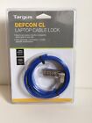 Targus DEFCON CL Laptop Cable Lock PA410U-BLU 6.5 ft New