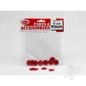 Guillow 3/4in Plastic Wheel (8 wheels) Balsa Model Aircraft Accessories - Picture 1 of 1