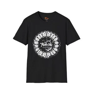 Mens and Womens Graphic T-Shirt by Yeah No Clothing Abstract Design - Picture 1 of 9