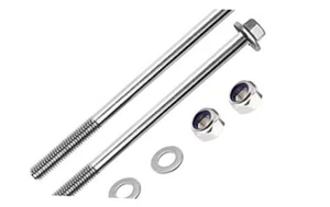 304 Stainless steel Front Control A-Arm Bolt Kit for Polaris 7519087(2 Pack) - Picture 1 of 2