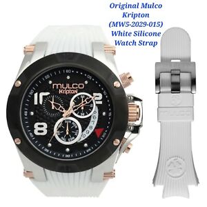 Silicone Watch Strap for Mulco Kripton MW5-2029-015 White