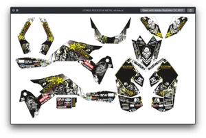 Fits Suzuki LTR450R GRAPHIC KIT STIKERS DECALS LTR PEGATINAS calcos LTR 450R - Picture 1 of 1
