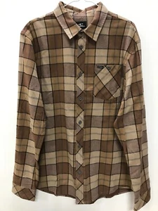 Oneill Long Sleeve Men's Flannel "Portland Plaid Stretch" Color - BRN2 - Picture 1 of 1