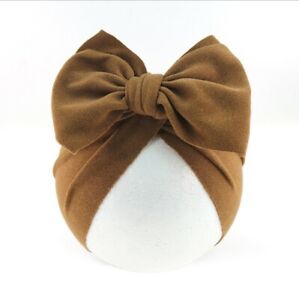 Baby Hat Girls Bows Turban Hat Infant Photography Props Kids Beanie Cap Wraps #2