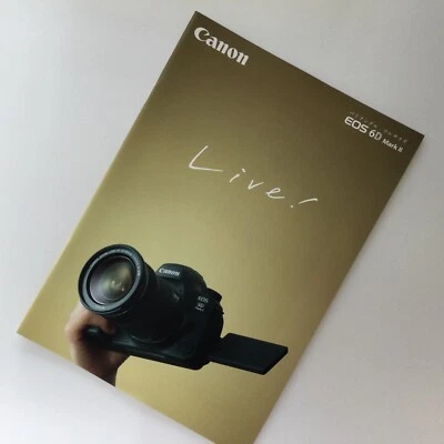 Canon EOS 6D Mark Ⅱ Japanese Camera ＆Lens Catalog Published in March 2021 - Image 1 of 4