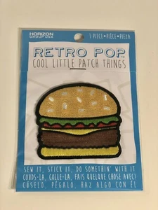 NEU Retro Pop Cool Little Patch Things HAMBURGER Nähen oder Aufkleben VSCO Girl - Bild 1 von 3