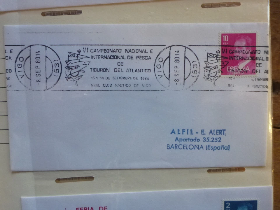 FUNDA RECUERDO TORNEO PESCA ESPAÑA 1980 Foto 1 de 1