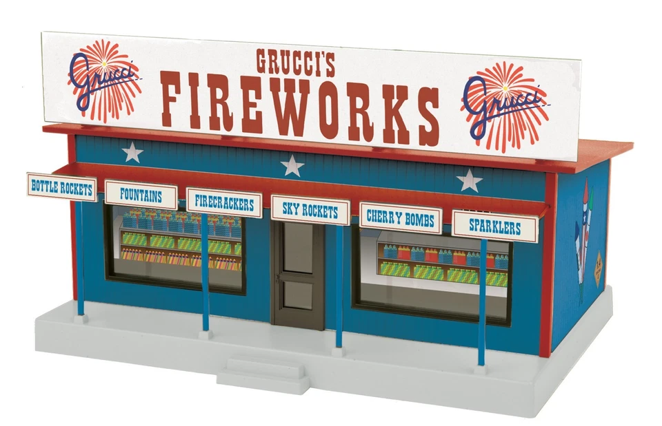 O-Gauge - MTH - Grucci's Fireworks Road Side Stand - Image 1 of 1